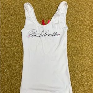 Bebe bachelorette tank